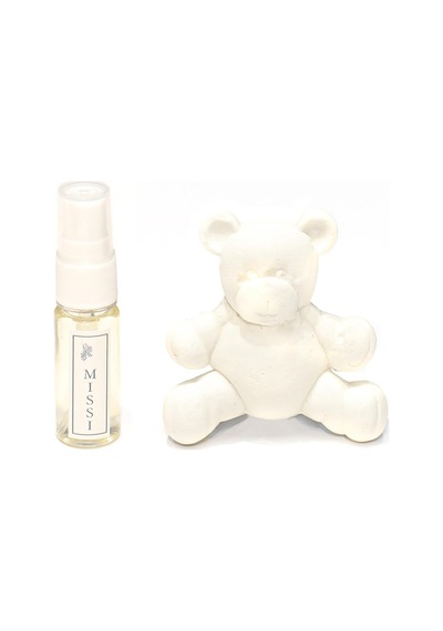 Ekru Ayıcık Taşlı Oud Araba/araç Kokusu 20 Ml Esans İle Birlikte