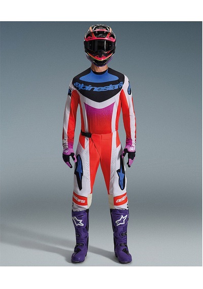 Alpinestars Techstar Knif Off-road Motosiklet Pantolonu Gri Oranj
