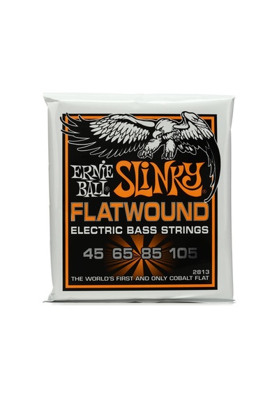Ernie Ball Hybrid Slinky Flatwound Elektrik Bas Telleri, Ölçü 45-105
