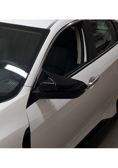 Honda Civic Fc5 - Fk7 Uyumlu İthal Batman Ayna Kapağı Piano Black
