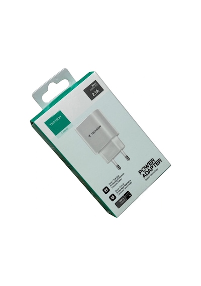Techson 2.1a 5v Usb Tekli Şarj Adaptörü Şarj Başlığı S10a10