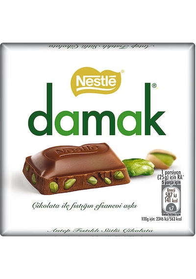 Nestle Damak Antep Fıstıklı Çikolata 6 x 65 G