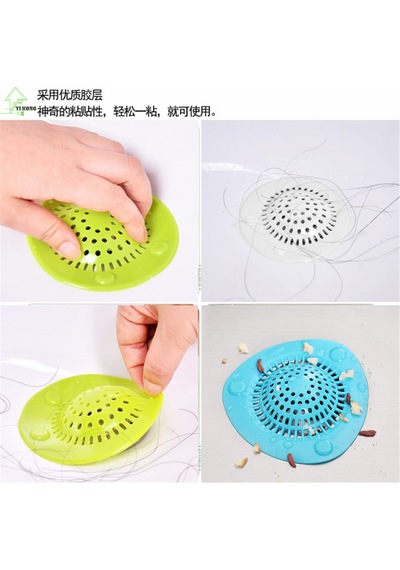 Plastik Silikon Lavabo Tıkama Önleyici Süzgeç Asorti Plastik Diğer