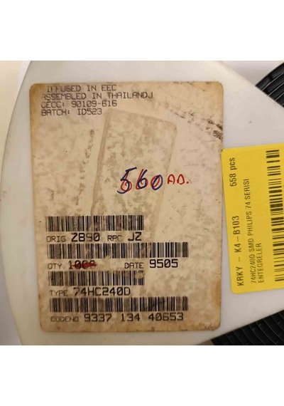 74hc240d Smd Phılıps 74 Serisi Entegre 17 Adet
