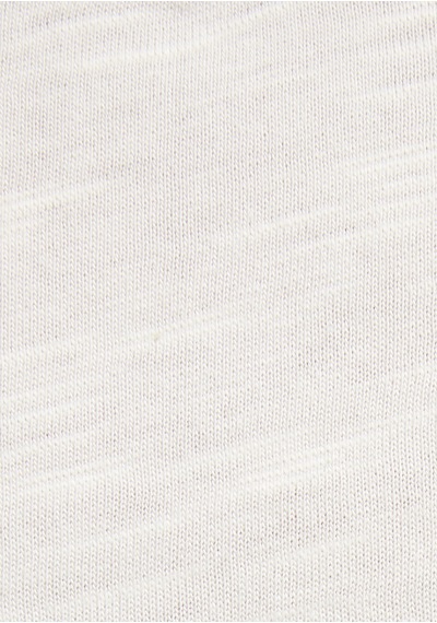 Mavi - V Yaka Ekru Basic Tişört 1614178-80194