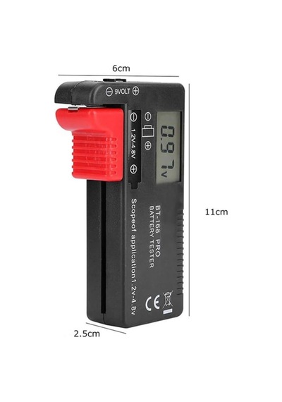 Alkatronik Bt-168 Pro Pil Test Cihazı Aa Aaa C D 9v 18650 16340 14500 10440 1.2v 1.5v 3v 3.7v 4.8v Dijital Ölç