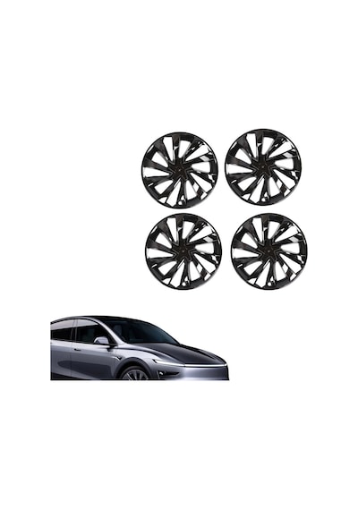 Tesla Juniper Elara Jant Kapağı Seti 19 İnç Parlak Siyah
