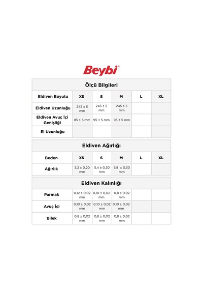 Eko Pudrasız Lateks Eldiven - 100'lük Kutu