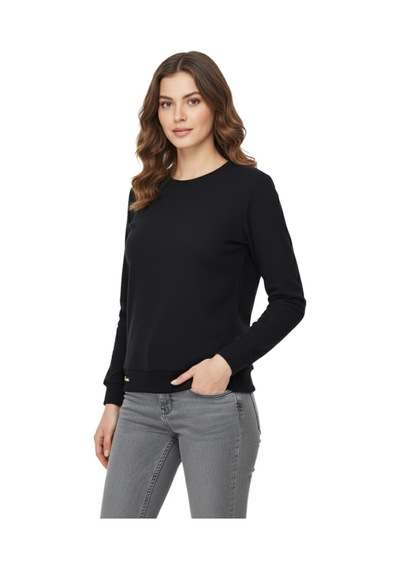 Linsolita Kadın Sıfıryaka Sweatshirt Bgl-st05116 Siyah