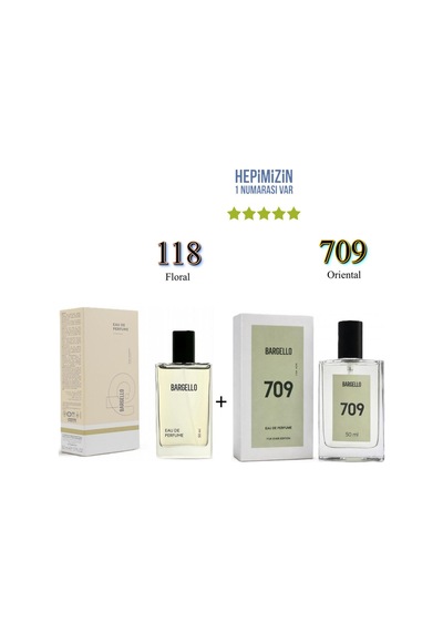 118 + 709 Kadın/erkek Parfüm Edp 50 Ml Floral/oriental - Mnms1187 Baharat