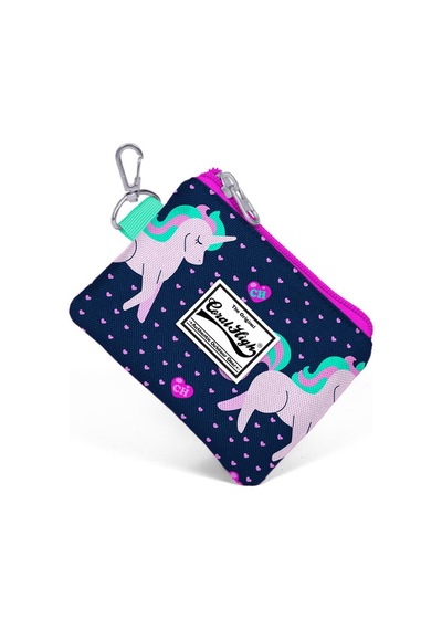 Coral High Kids Lacivert Unicorn Desenli Bozuk Para Çantası 21720