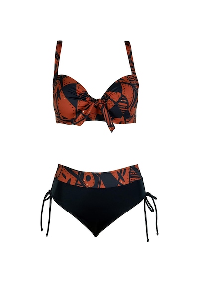 Endeep Kadın Büyük Beden Balenli Destekli Kahverengi Desenli Bikini Takımı-koyu Kahve Koyu Kahverengi Endeep Kadın Büyük Beden Balenli Destekli Kahverengi Desenli Bikini Takımı-koyu Kahve Koyu Kahverengi
