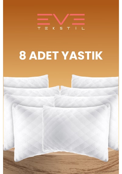 Eve Tekstil - 8 adet Diamond Kalite Kapitone Yastık