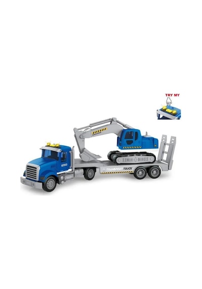 Ctoy Sesli Ve Işıklı Kepçe Taşıyıcı Tır - Py6811b