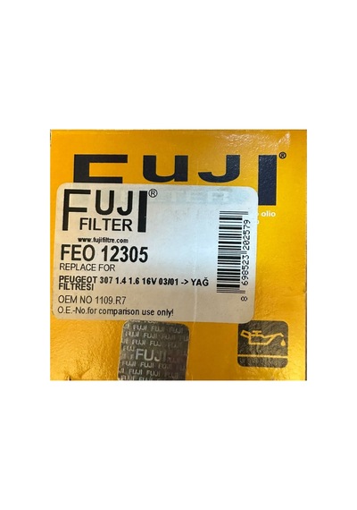 2 Adet Yağ Filtresi Peugeot 307 1.4 / 1.6 16v 03/2001- 1109.r7