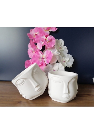 Pinterest Adler Havelka Saksı 2 Li Saksı Seti Buda Saksı Dekoratif Boyasız Havelka Saksı