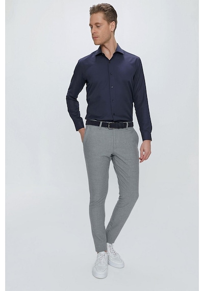 Efor P 1103 Slim Fit Gri Spor Pantolon Gri