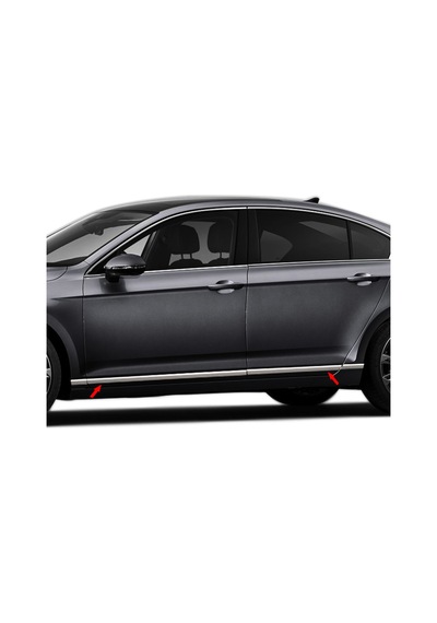 S-Dizayn  Volkswagen Passat B8.5 Krom Yan Kapı Çıtası 8 Parça 2019 ve Üzeri