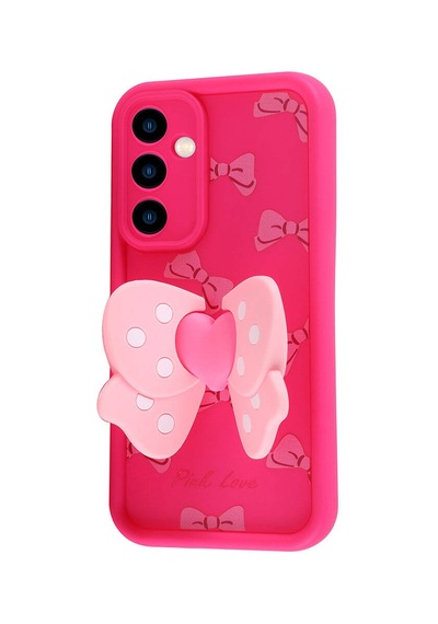 Galaxy Uyumlu A05s Kılıf Kamera Korumalı Figür Tasarımlı Zore Kapya Kapak-pembe Açık Pembe Açık