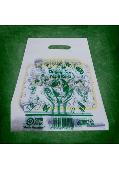 Merpak Baskılı Poşet Gözlük Poşeti El Geçme 22 x 32 CM 5 KG