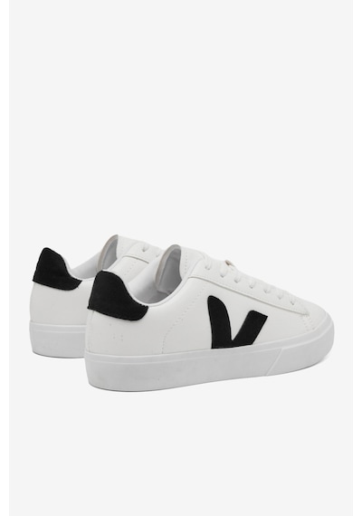 Tonny Black Kauçuk Taban Rahat Bağcıklı Sneaker Kadın Beyaz Siyah Sneaker Tbklc030