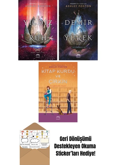 Yıldız Ruh Demir Yürek 2. Kitap + Demir Yürek + Geekerella Serisi Kutulu Set 3 Kitap