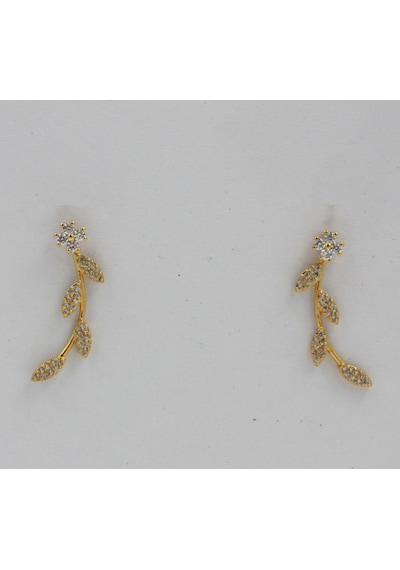 Şapkadan Küpe Kadın Gold Vip Vintage Tasarım Küpe N11.50508 Altın