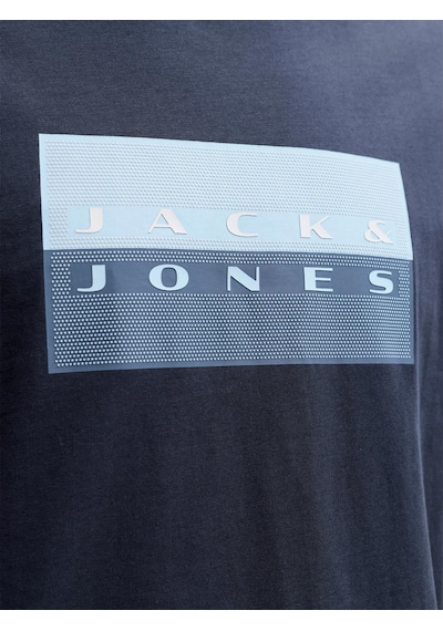 Jack & Jones Fusion Erkek Lacivert Tişört 12289863-osc Lacivert