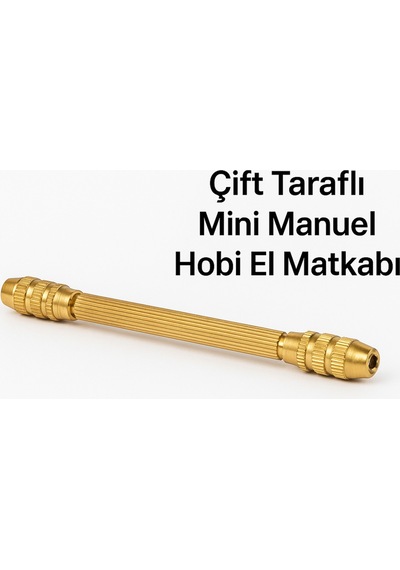 Merttools Çift Taraflı Mini Manuel Hobi El Matkabı Ince Delici Kalem Matkap