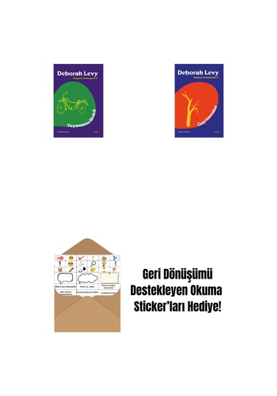 Ağustos Mavisi + Eve Yüzerken + Okuma Sticker'ları
