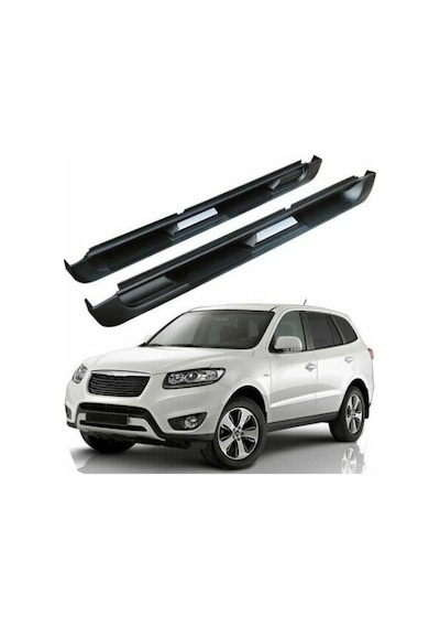 Hdm Hyundai Santafe Yan Basamak Siyah 2003-2010 Arası Oem