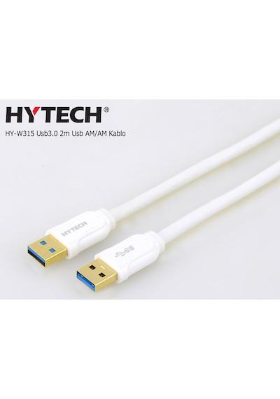 Hytech Hy-W315 Usb 3.0 Erkek Erkek Kablo 2 Metre Usb Data Kablosu