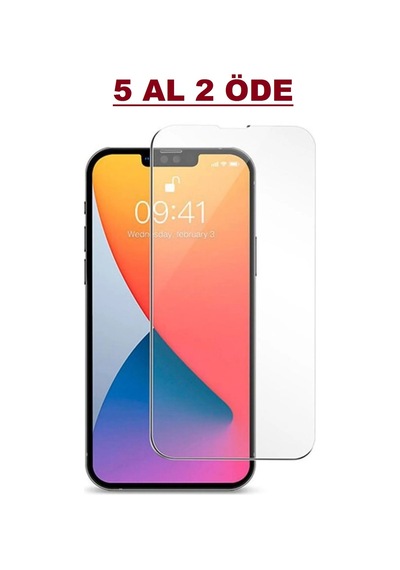 Apple Uyumlu   iPhone 13 Pro Max Ekran Koruyucu 9h Temperli Kırılmaz Cam Sert Şeffaf