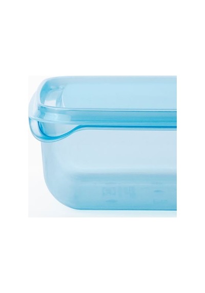 Ikea Pruta Plastik Saklama Kabı Seti, Mavi, 0,6 Lt, 3 Parça