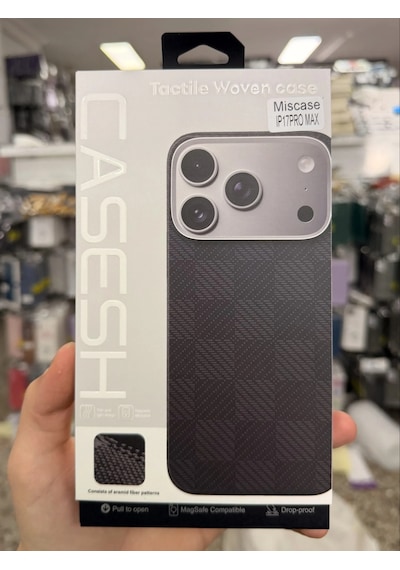 iPhone Uyumlu 17 Pro Max Knt Karbon Magsafe Kılıf No4