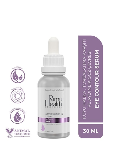 Rimu Health Products Göz Altı Aydınlatıcı Ve Kırışıklık Karşıtı Bakım Serumu Caffeine 6% - C Vitamin Rm000107