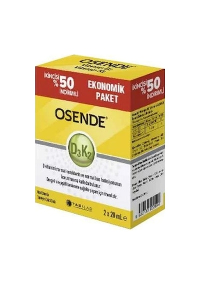 Osende D3K2 Damla 2 x 20 ML