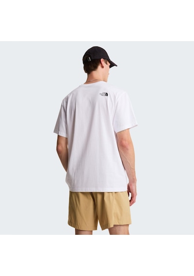The North Face M Mountaın Logo Rlx Ss Tee-graphıc Erkek Tişört Nf0a8guufn41 Beyaz