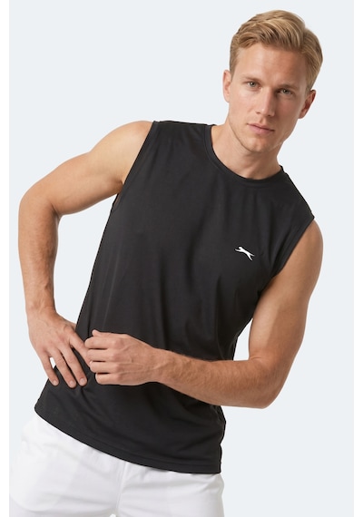 Slazenger Herofıt Erkek Kolsuz Siyah Atlet