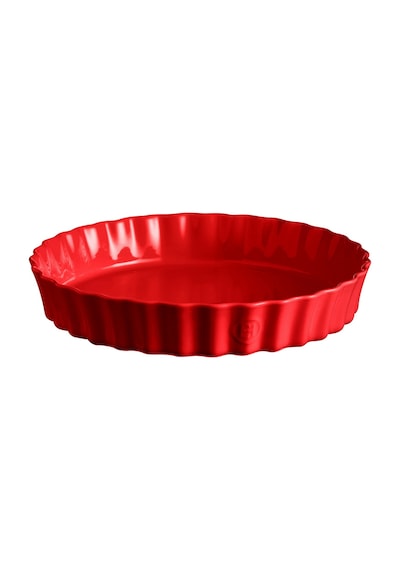 Emile Henry Tart-börek-fırın Kabı Yuvarlak 32 Cm - Kırmızı/burgundy Kırmızı
