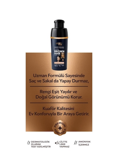 Softto Plus Expert Men Dark Brown Hair Color Koyu Kahve Geliştirilmiş Formül Doğal Görünüm