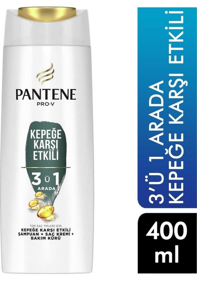 Pantene Pro-V Kepeğe Karşı Etkili 3'ü 1 Arada Şampuan 400 ML