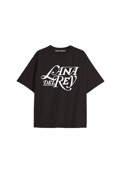 Kalic Studio Lana Del Rey Oversize T-shirt Kod49 Siyah-49