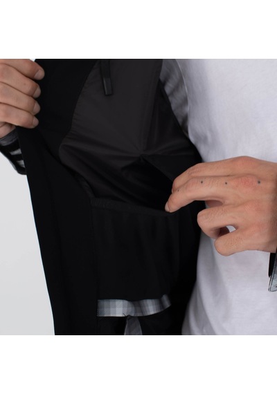 Hurley Hurley Axe Thermal Jacket Erkek Siyah Ceket Blk Siyah