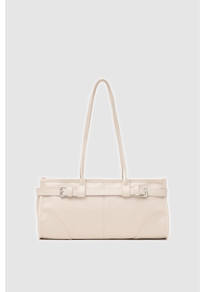 Shule Bags Enyola Vintage Baget Çanta Krem Krem
