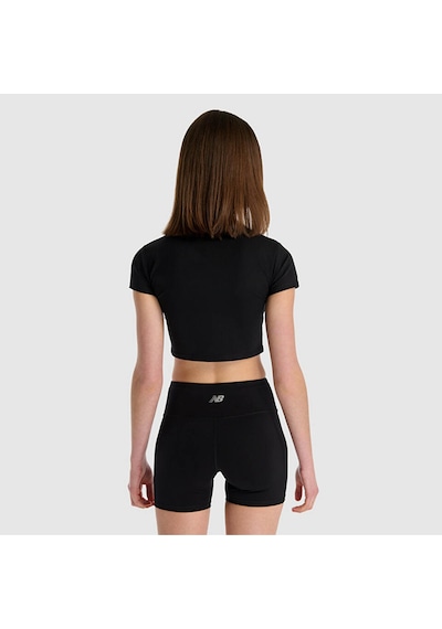 New Balance Wnt1534 Kadın Siyah T-shirt - Wnt1534