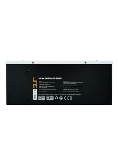 Mexxsun 12.8 Volt-300ah Lifepo4 Lityum Akü