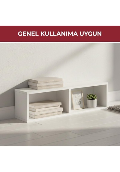 Pıkas Modern Minimalist 2 Raflı Dekoratif Kitaplık Ve Yan Sehpa Beyaz, Dikey Tasarım Çok Renkli Pıkas Modern Minimalist 2 Raflı Dekoratif Kitaplık Ve Yan Sehpa Beyaz, Dikey Tasarım Çok Renkli