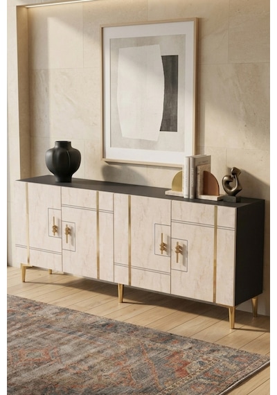 Ka1842atg Made Konsol Ve Tv Sehpası Antrasit-traverten-gold 180cm Antrasit - Traverten - Altın Ka1842atg Made Konsol Ve Tv Sehpası Antrasit-traverten-gold 180cm Antrasit - Traverten - Altın