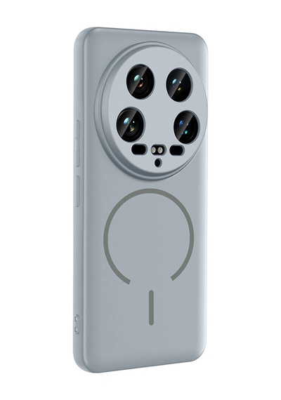 Xiaomi Mi 14 Ultra Kılıf Magsafe Destekli Kamera Korumalı Yumuşak Silikon Vardar Siyah